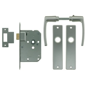 NEMEF 1200 serie insteekslot loopslot 1255/96 met krukgarnituur Doorn 50mm