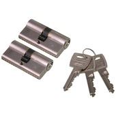 Nemef Veiligheidscilinder NF2 30/30 mm SKG 2-sterren gelijksluitend 2 stuks