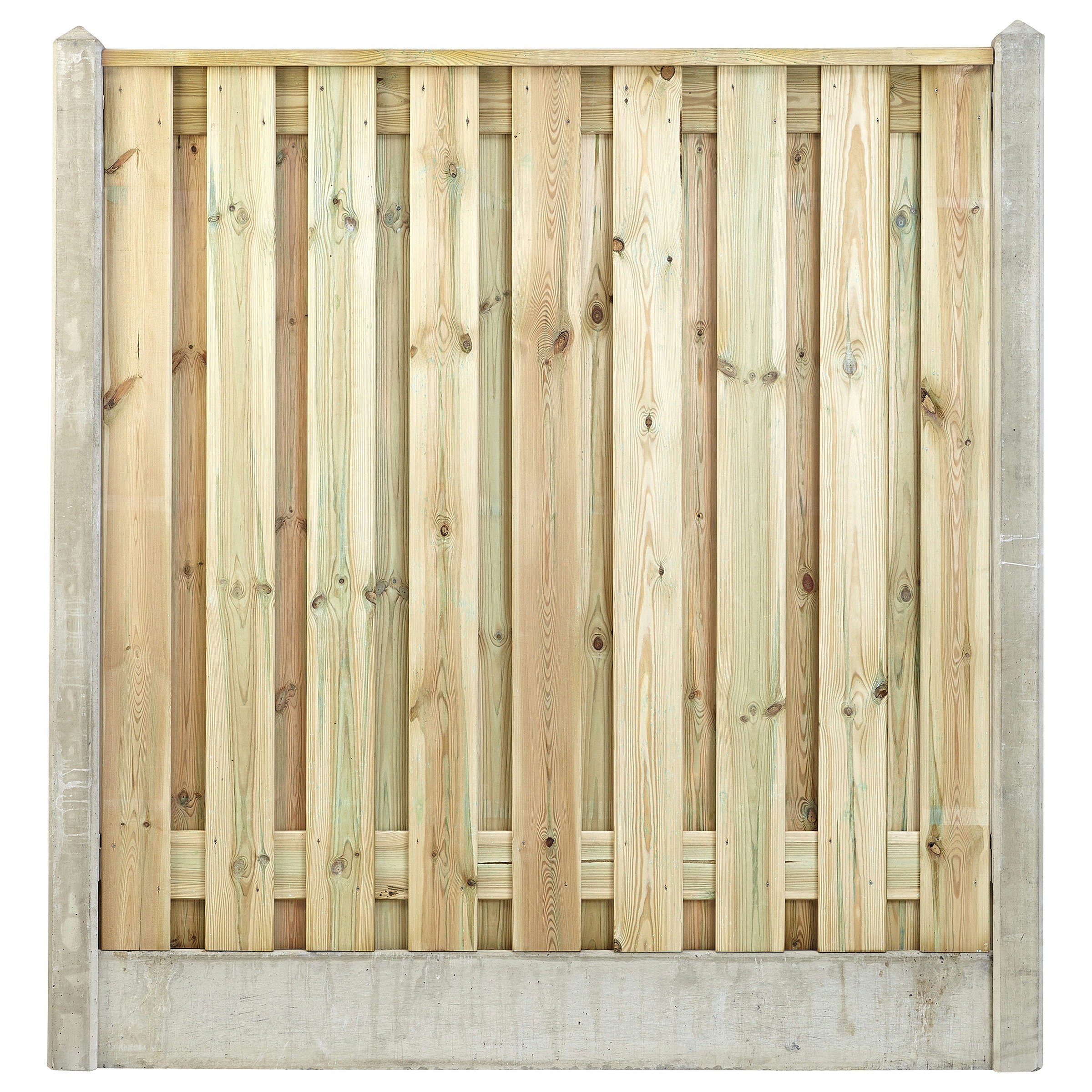 Houtbetonschutting Compleet Met Plaatsing Lengte 4 Tm 45 Meter huismerk kopen in de aanbieding