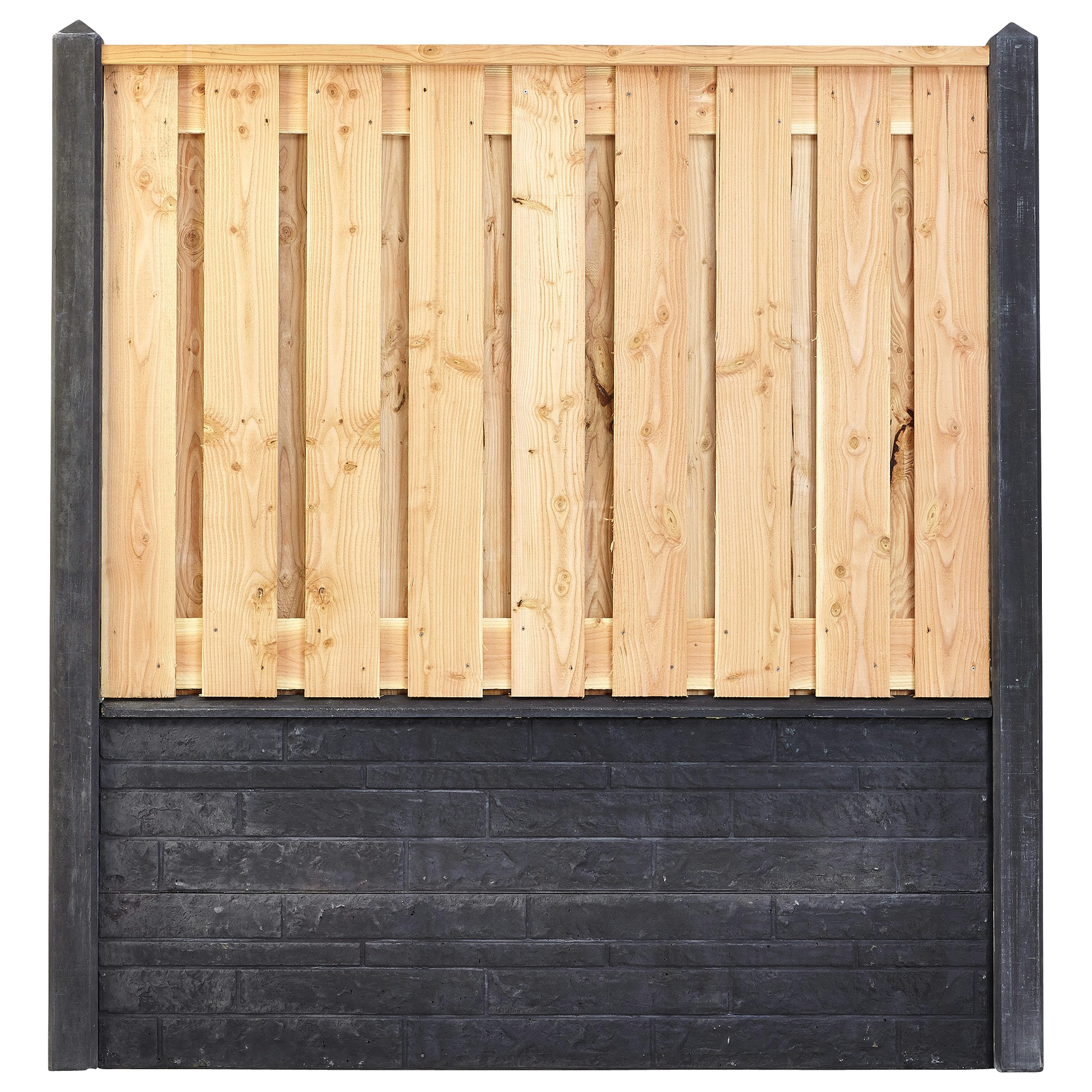 Houtbetonschutting Compleet Met Plaatsing Lengte 55 Tm 6 Meter huismerk kopen in de aanbieding