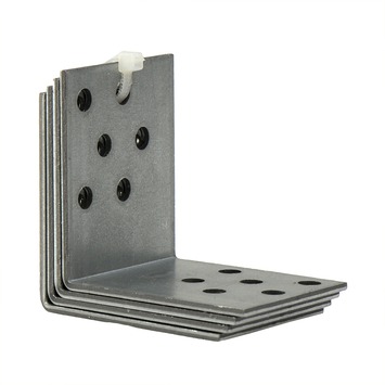 Versterkingshoek Verzinkt 50x50 mm - 4 Stuks