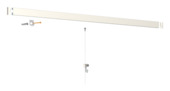 Artiteq Click Rail schilderij ophangsysteem compleet 6 meter wit overschilderbaar