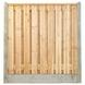 Houtbetonschutting compleet met gratis plaatsing, lengte 24 t/m 24,5 meter