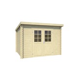 Tuinhuis Fresia vurenhout onbehandeld 295 x 213 cm