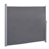 Windscherm oprolbaar antraciet 300 x 160 cm