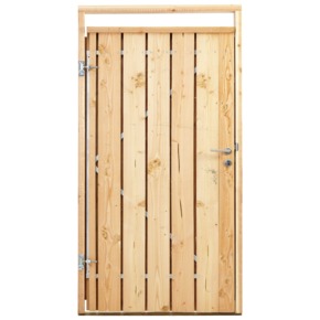 Tuinpoort voor hout beton schutting douglas linksdraaiend breedte ca. 110 cm