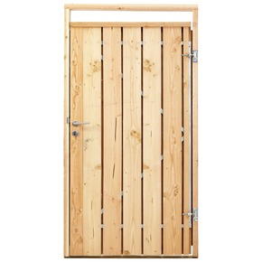 Tuinpoort voor hout beton schutting douglas rechtsdraaiend breedte ca. 110 cm