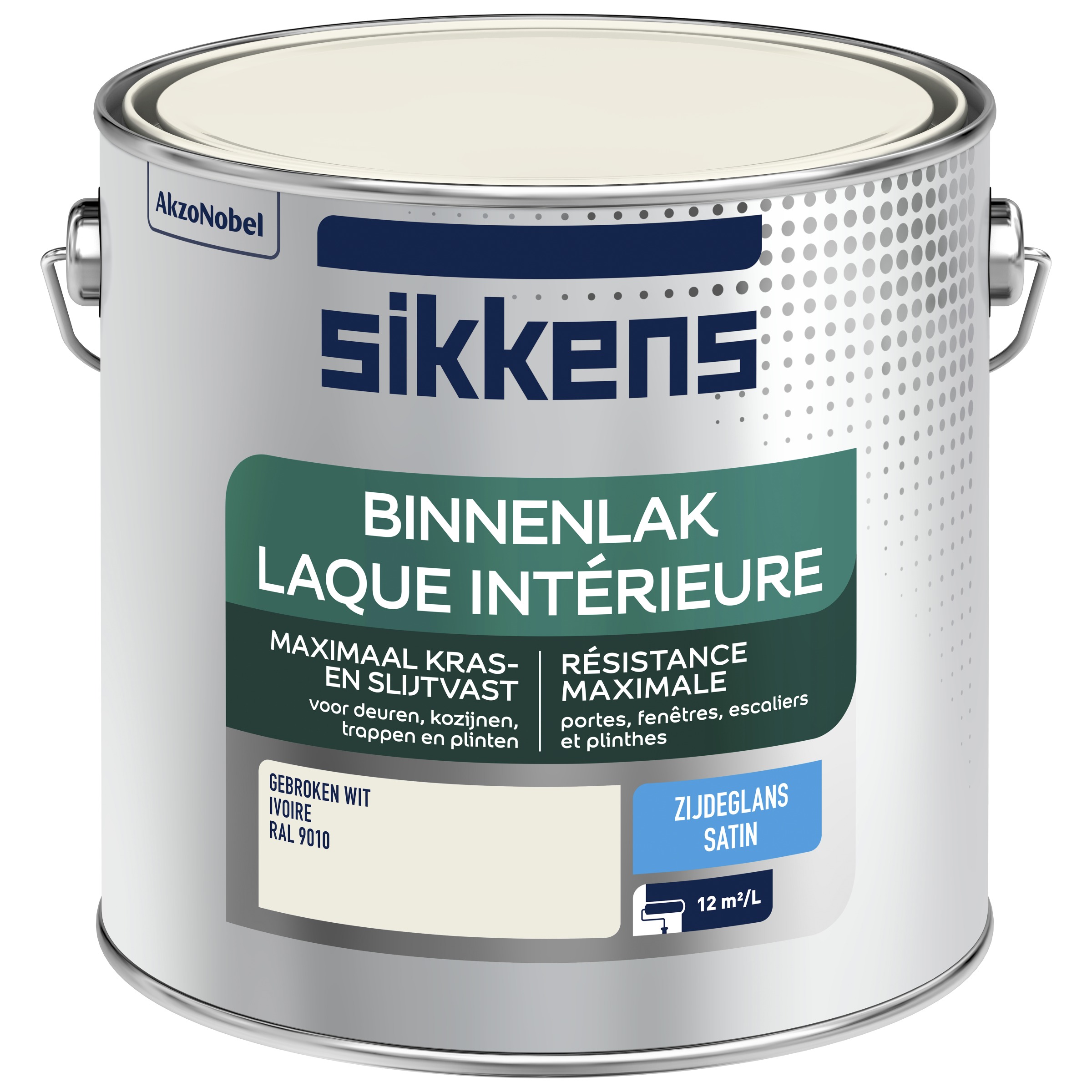 Sikkens Binnenlak Ral 9010 Zijdeglans 25 Liter sikkens kopen in de aanbieding