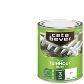 CetaBever Tuinhoutbeits zijdeglans dekkend wit 750 ml