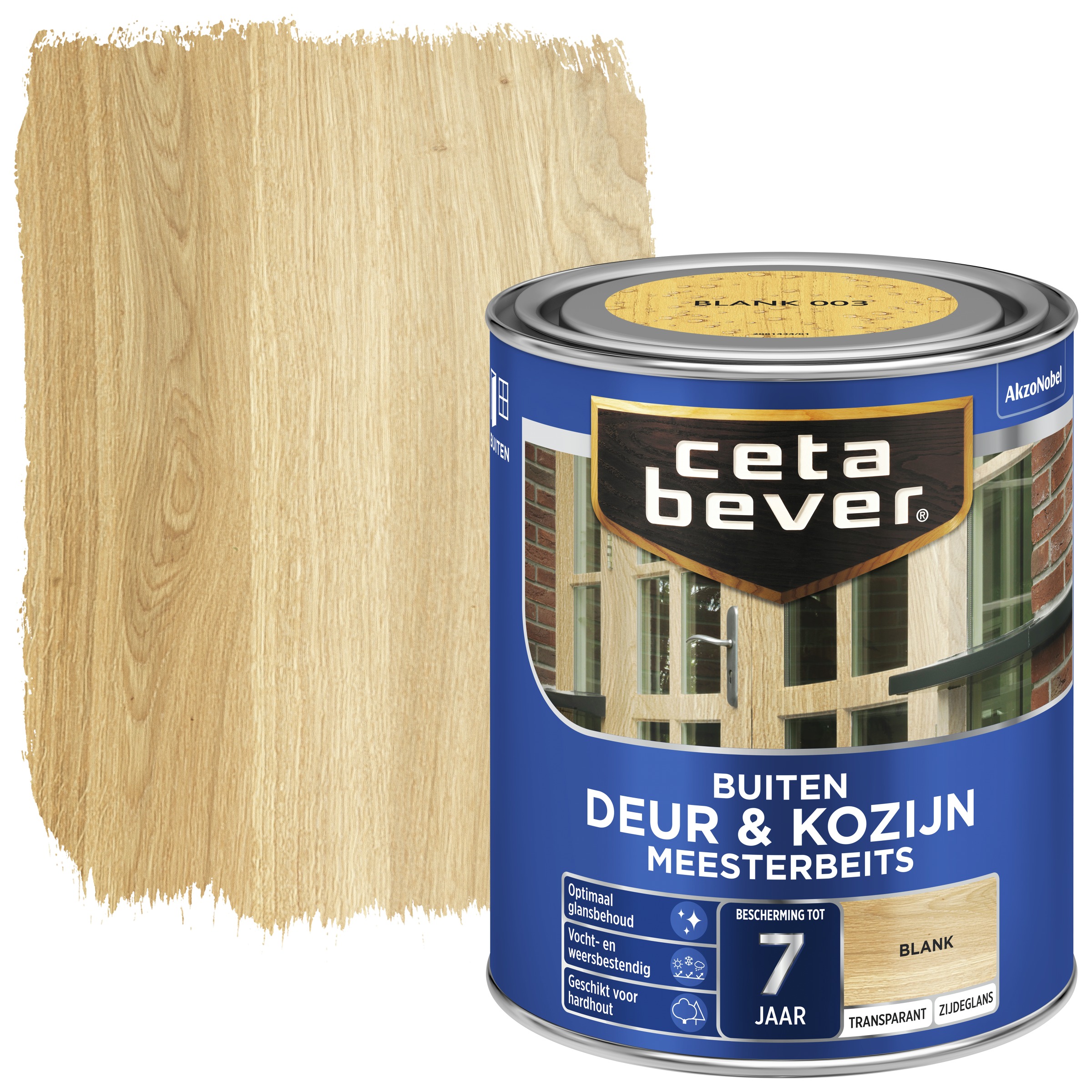 Cetabever Deur Kozijn Meesterbeits Transparant Zijdeglans Blank 750 Ml cetabever kopen in de aanbieding