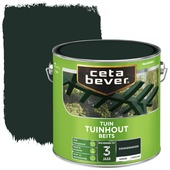 CetaBever Tuinhoutbeits zijdeglans dekkend donkergroen 2,5 liter