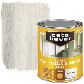 waterstof mond adviseren GAMMA | Cetabever deur, kozijn & meubelbeits transparant white wash  zijdeglans 750 ml kopen? | binnenbeits