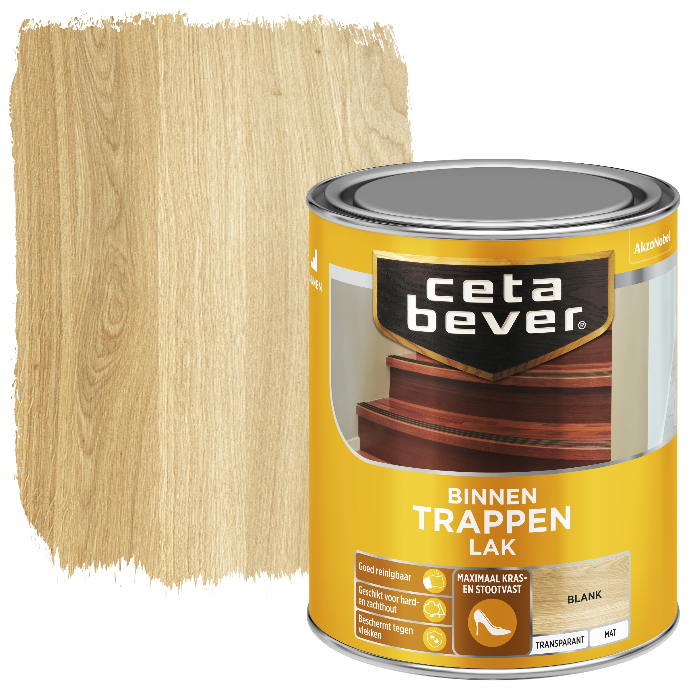 Cetabever Trappenlak Transparant Blank Mat 750 Ml cetabever kopen in de aanbieding
