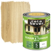 CetaBever Tuinbeits Schuur & Tuinhuis zijdeglans transparant blank 750 ml
