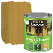 CetaBever Tuinbeits Schuur & Tuinhuis zijdeglans transparant grenen 750 ml