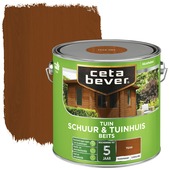 CetaBever Tuinbeits Schuur & Tuinhuis zijdeglans transparant teak 2,5 liter