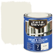CetaBever Meesterbeits Deur & Kozijn zijdeglans dekkend RAL 9010 gebroken wit 750 ml
