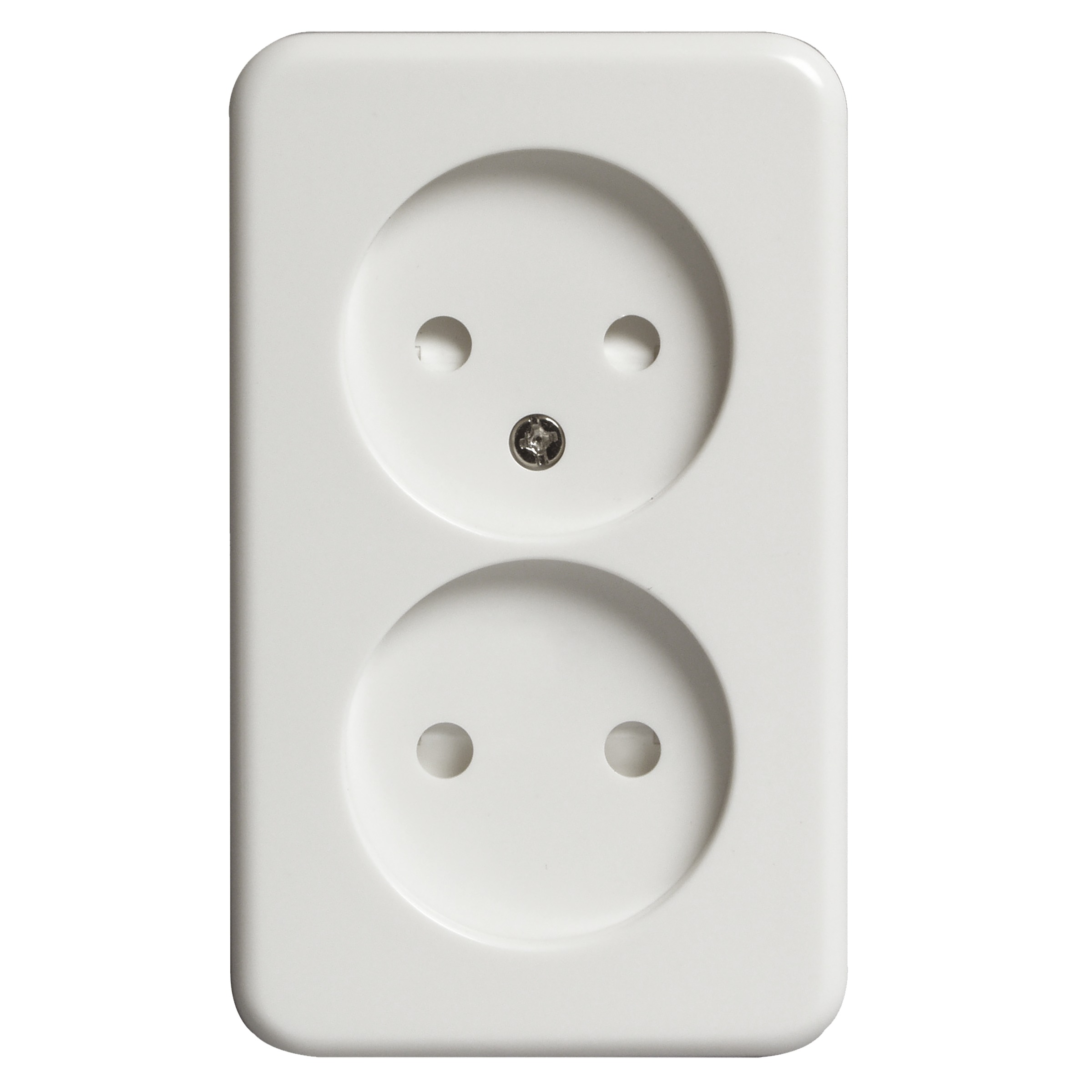 Ok Stopcontact Opbouw Dubbel Wit ok kopen in de aanbieding