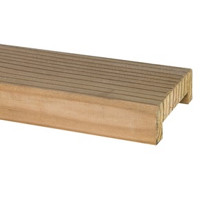 Afdeklat met sponning Douglas hout geschaafd 2,8 x 8,5 x 180 cm
