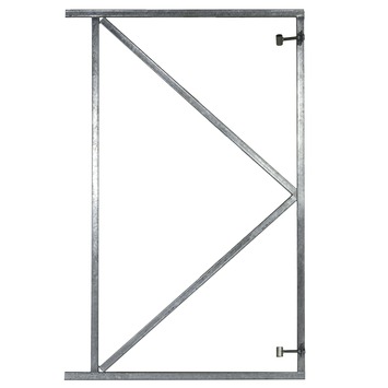 Giotto Dibondon Chromatisch gehandicapt GAMMA | Poortframe verzinkt 155x100 cm kopen? | poorten