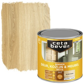 CetaBever Deur, Kozijn & Meubelbeits zijdeglans transparant blank eiken 250 ml