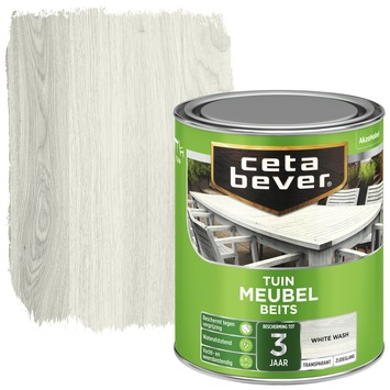 Cetabever tuinmeubelbeits white wash