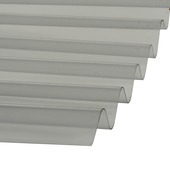 Aqualine PVC golfplaat 92/35 transparant 200 x 92 cm