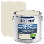 Sikkens muurverf ral 9001 crème wit 2,5L