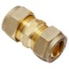 GAMMA knelkoppeling messing sok 15x15 mm