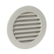 IVC Air luchtrooster rond kunststof wit 100 mm