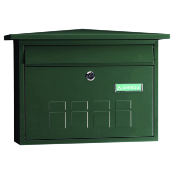 ARREGUI E2112A Brievenbusstandaard Van Staal - 144 Cm Hoog, Voor Americano Brievenbus, Zwart, Eenvoudige Montage