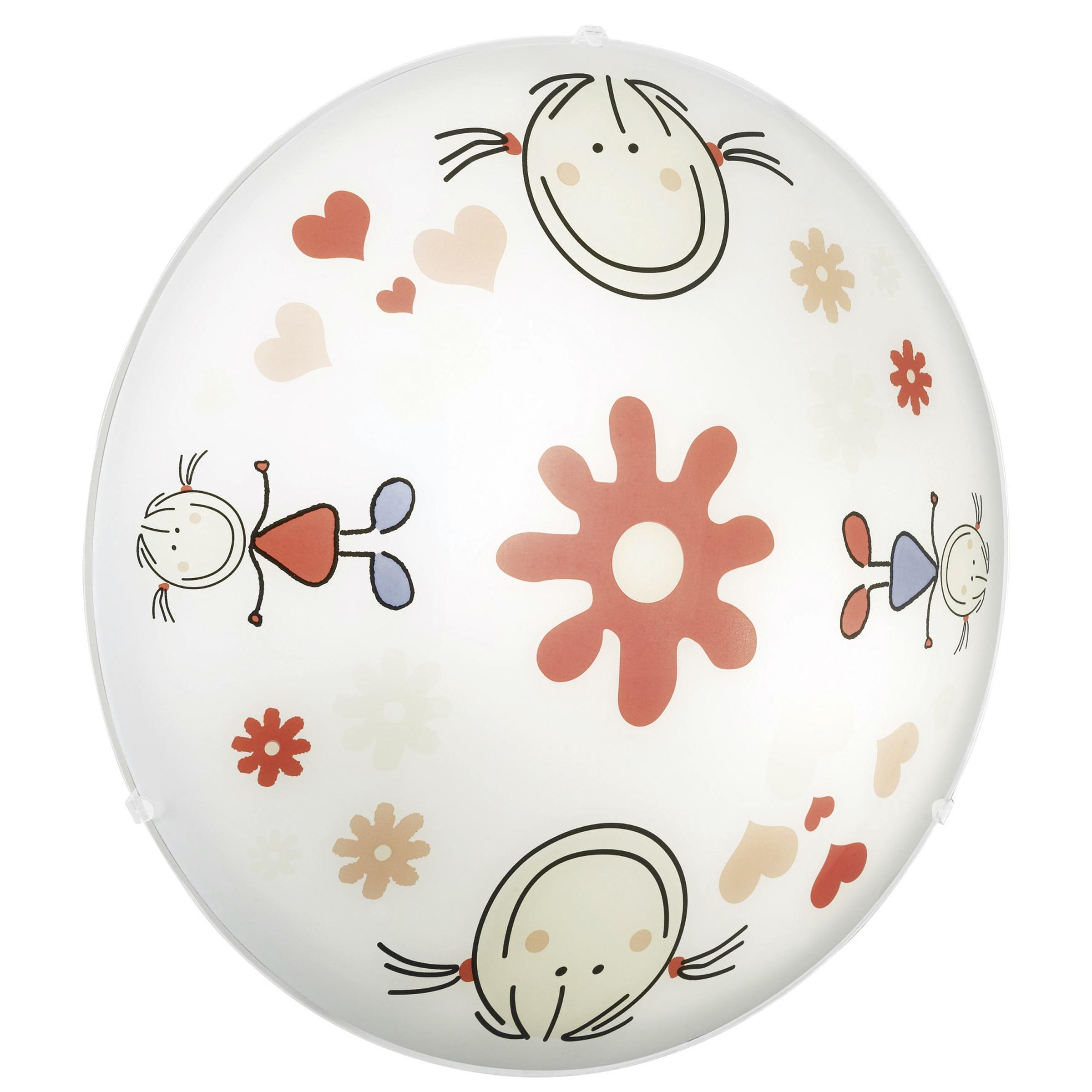 Eglo Kinderlamp Junior Happy Rood eglo kopen in de aanbieding