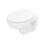 Atlantic hangend toilet randloos Nick met toiletzitting