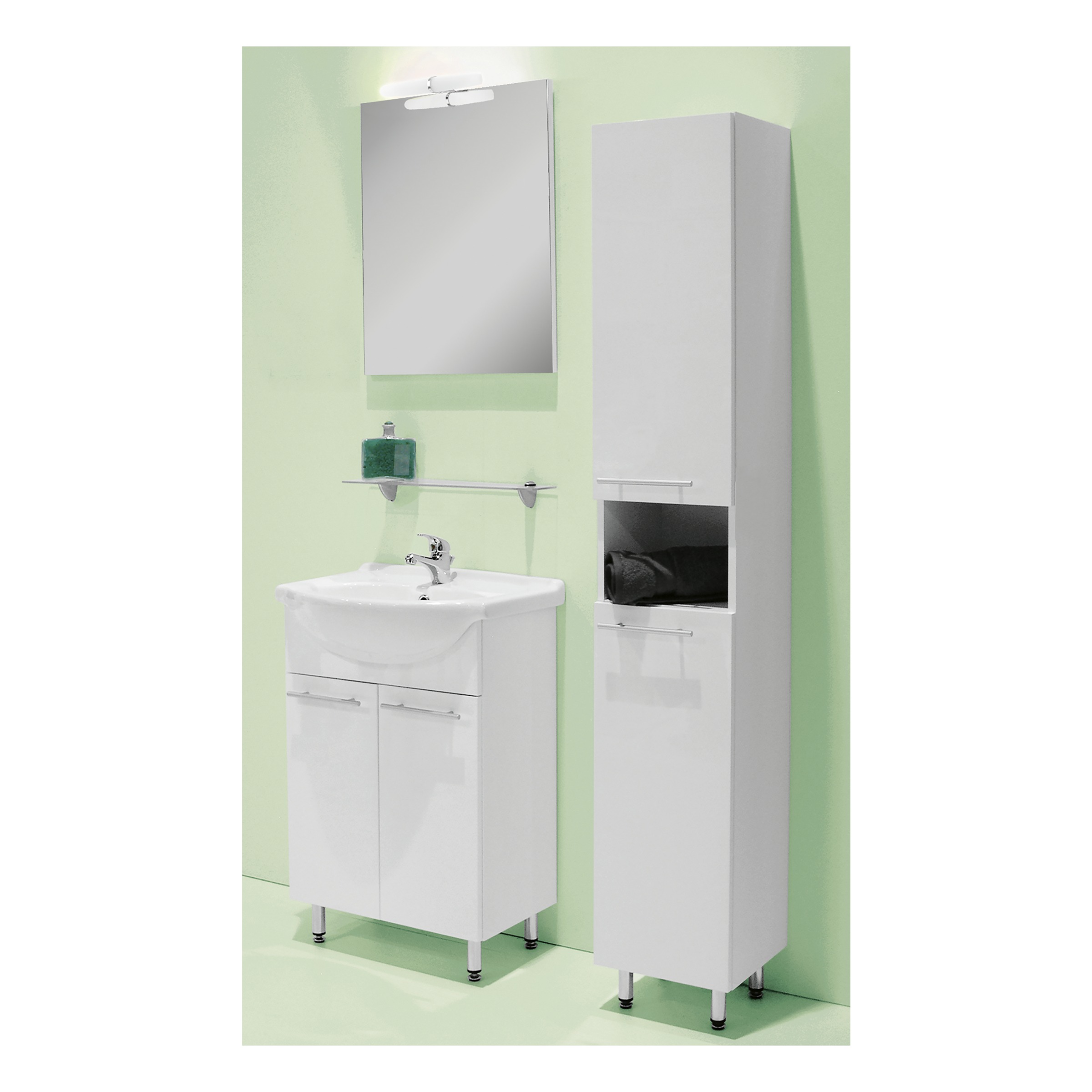 Van Marcke Go Emma Badkamermeubel Set Wit van marcke go kopen in de aanbieding