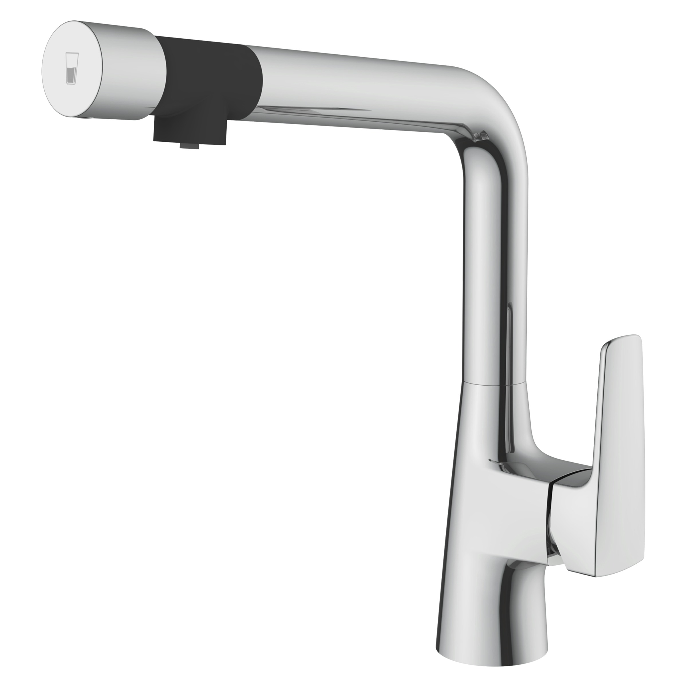 Van Marcke Go Keukenkraan Spirit Met Hendel En Gefilterd Water Chroom van marcke go kopen in de aanbieding