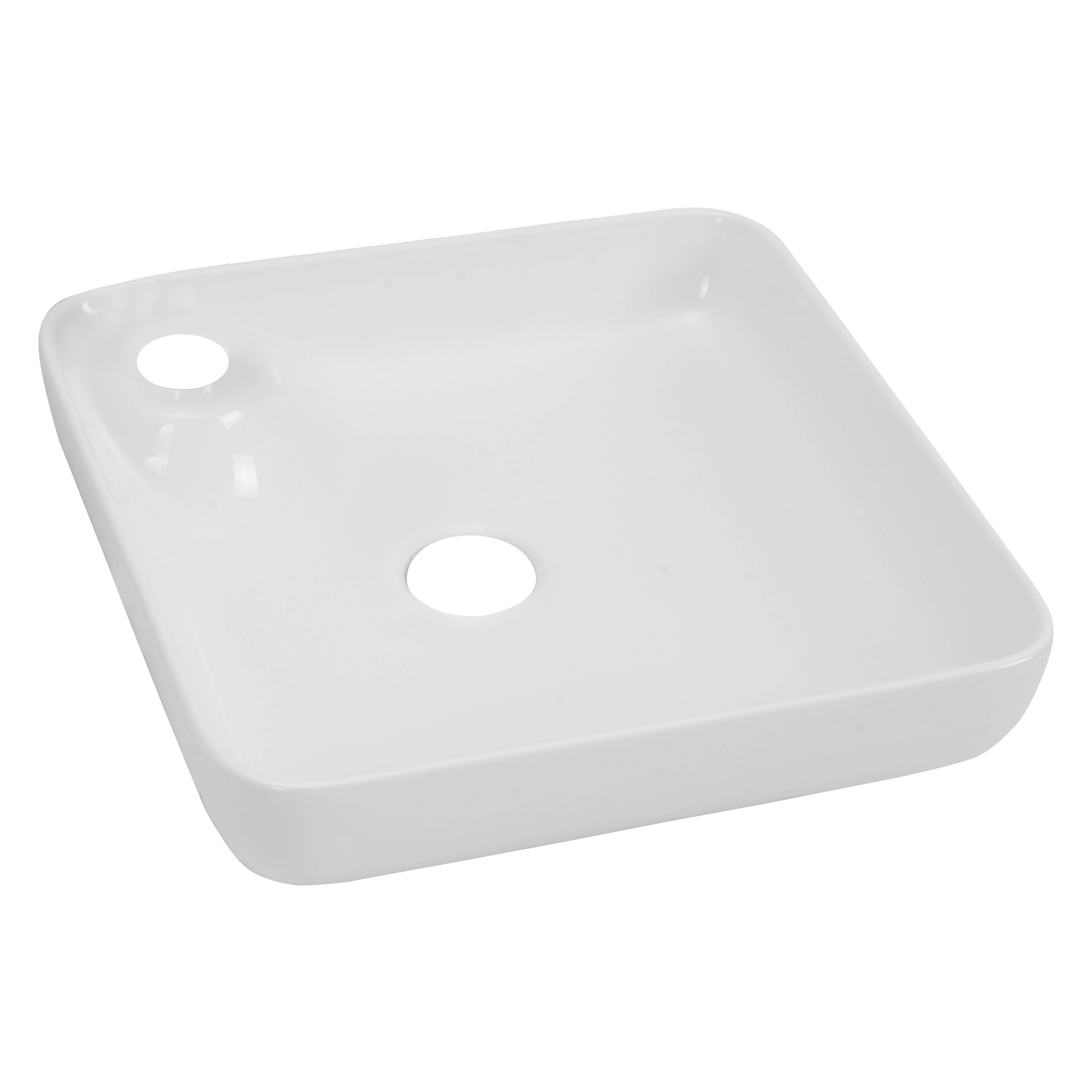 Van Marcke Go Waskom Fontana Opbouw Wit Keramiek 40X40X125 van marcke go kopen in de aanbieding