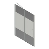 Van Marcke Hoover douchewand draaideur 140x195