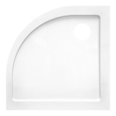 Van Marcke Helion douchebak in kunststofcomposiet wit 90x90 kwartrond