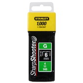 Stanley nieten type g 10.6x6mm 1000st