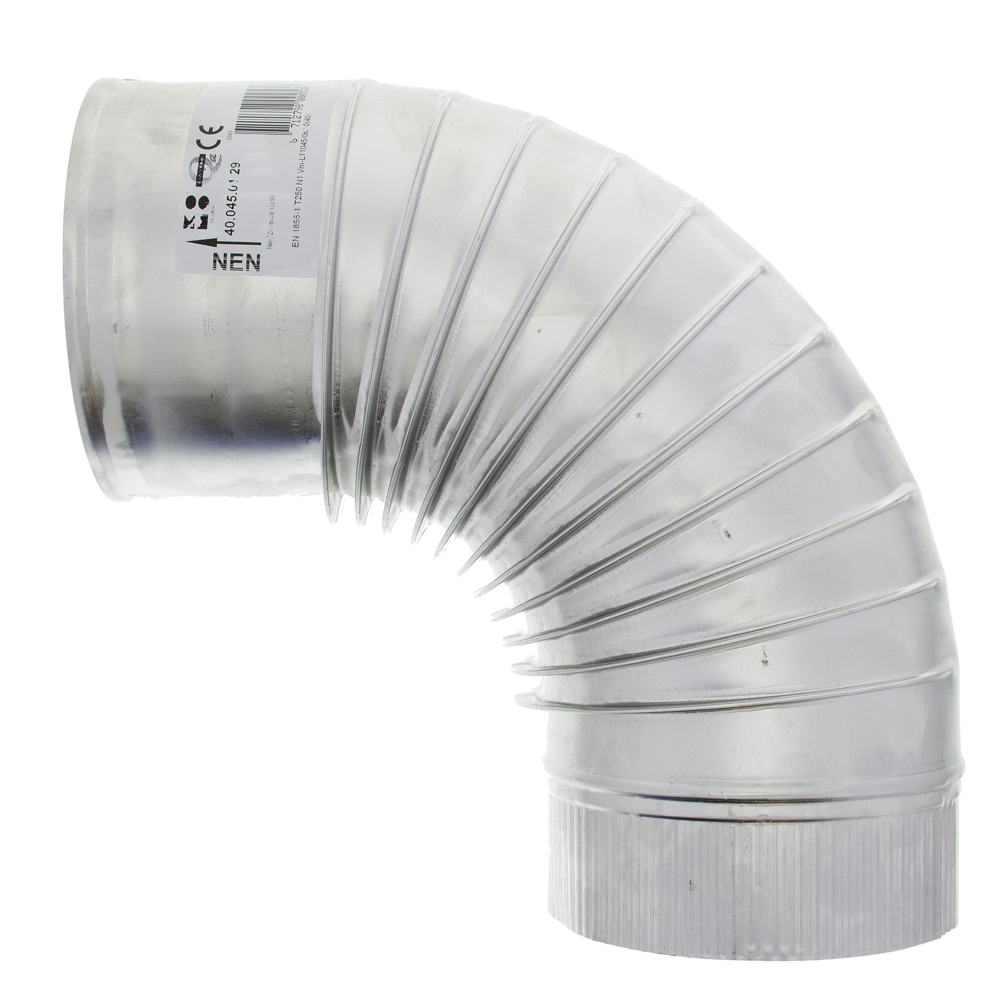 Saninstal Bocht 90 Graden Aluminium 130X130 Mm saninstal kopen in de aanbieding