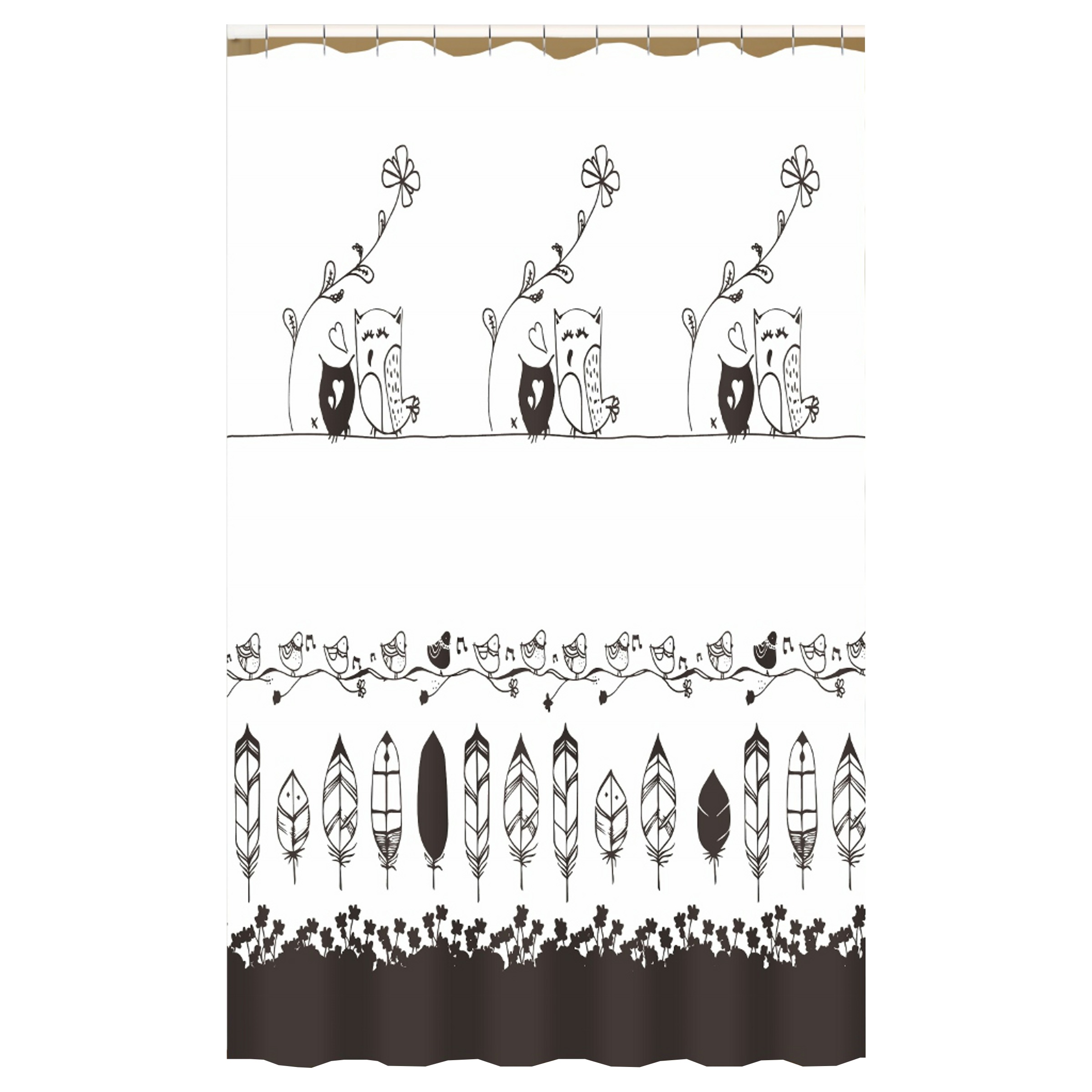 Gamma Douchegordijn Lovebird 180X200 gamma kopen in de aanbieding