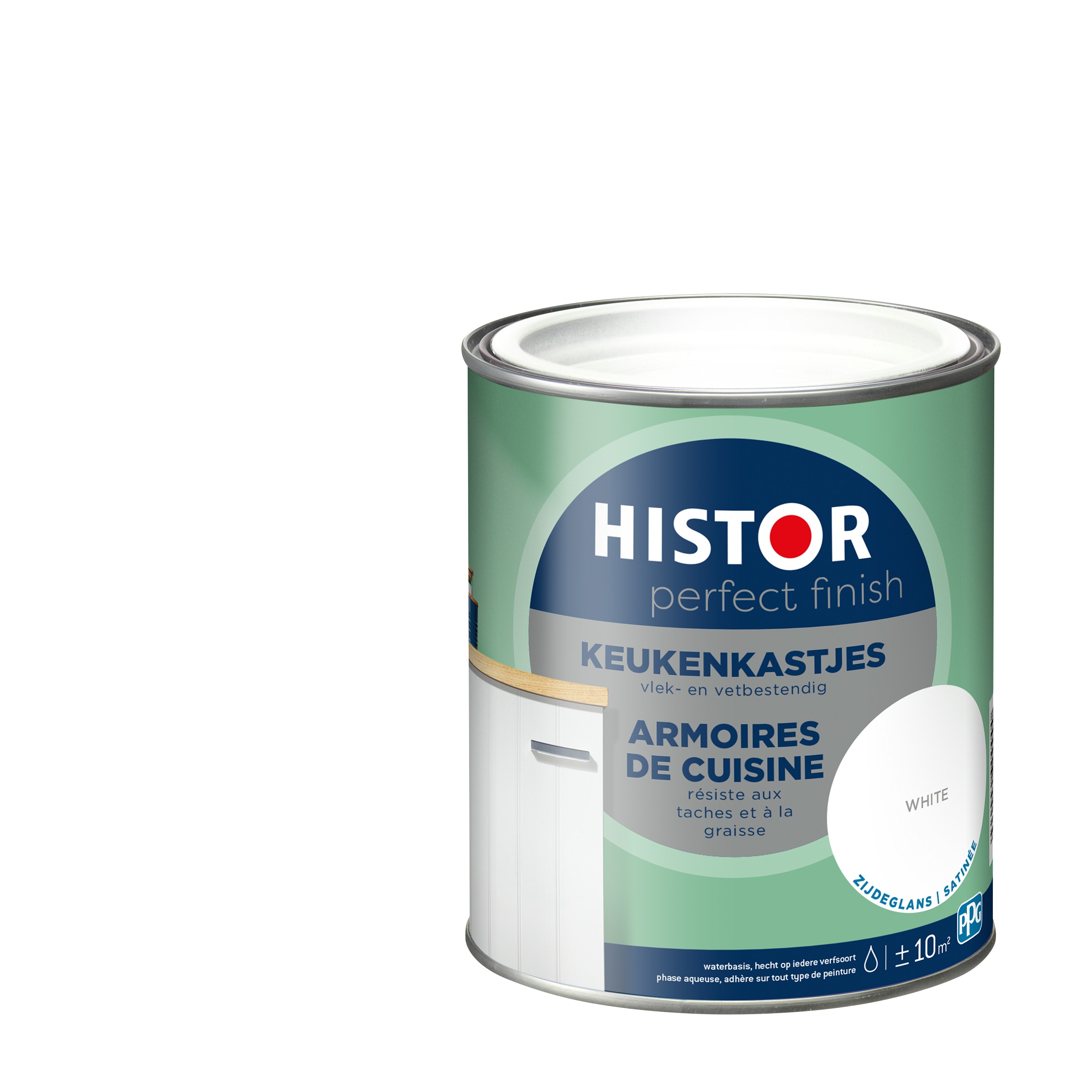 Histor Perfect Finish Keukenkastjes 7000 Wit Zijdeglans 750 Ml histor kopen in de aanbieding