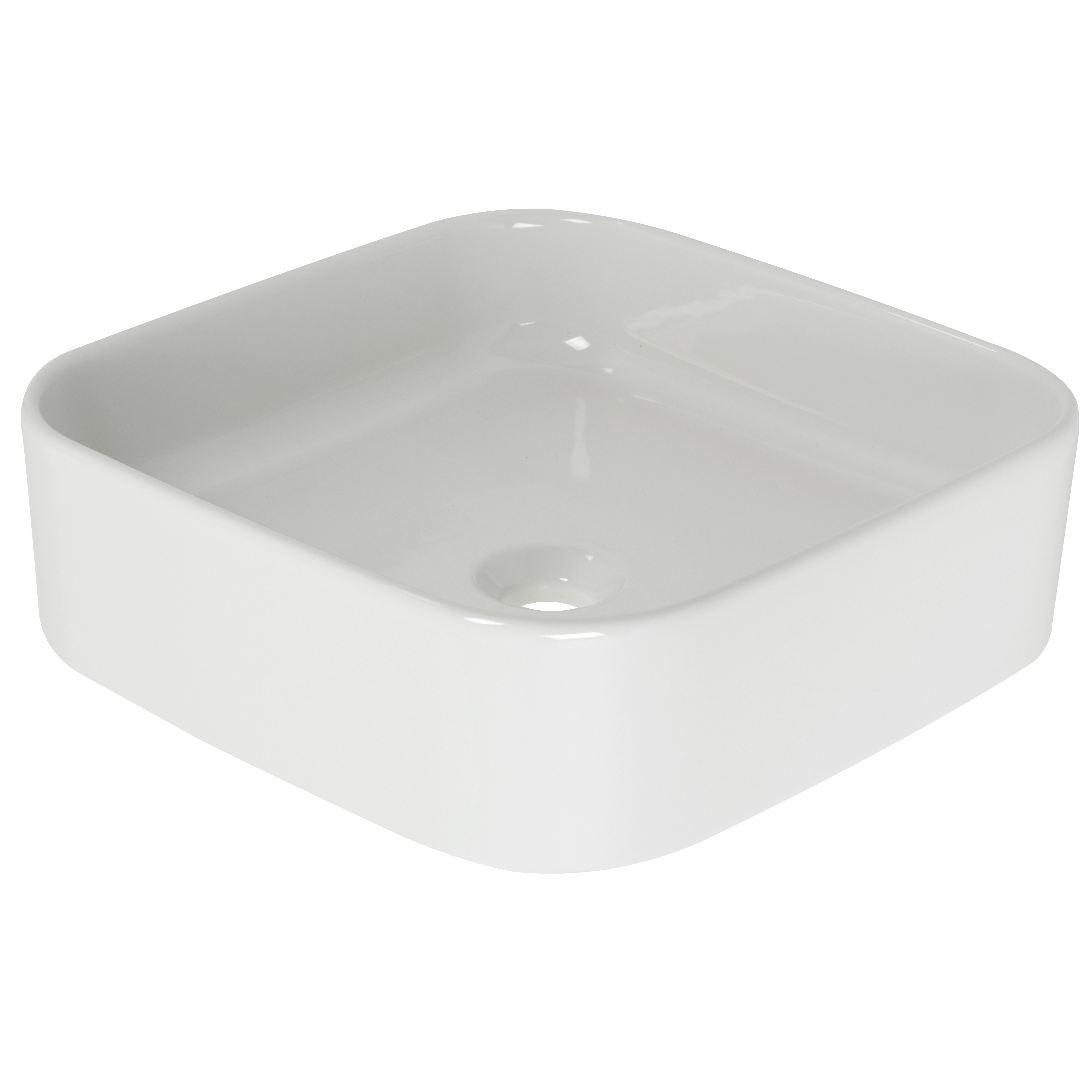 Plieger Wastafel Fresno Opbouw Wit 42X42X115 plieger kopen in de aanbieding