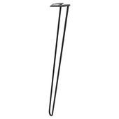 Duraline tafelpoot Hairpin zwart 72 cm