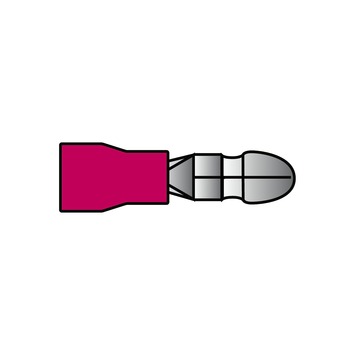 Carpoint Stootverbinder 545 Rood 4.1mm Blister 10-stuks