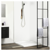 Dumawall XL wandpaneel kunststof White 4,68m² 90x260cm - 2 stuks