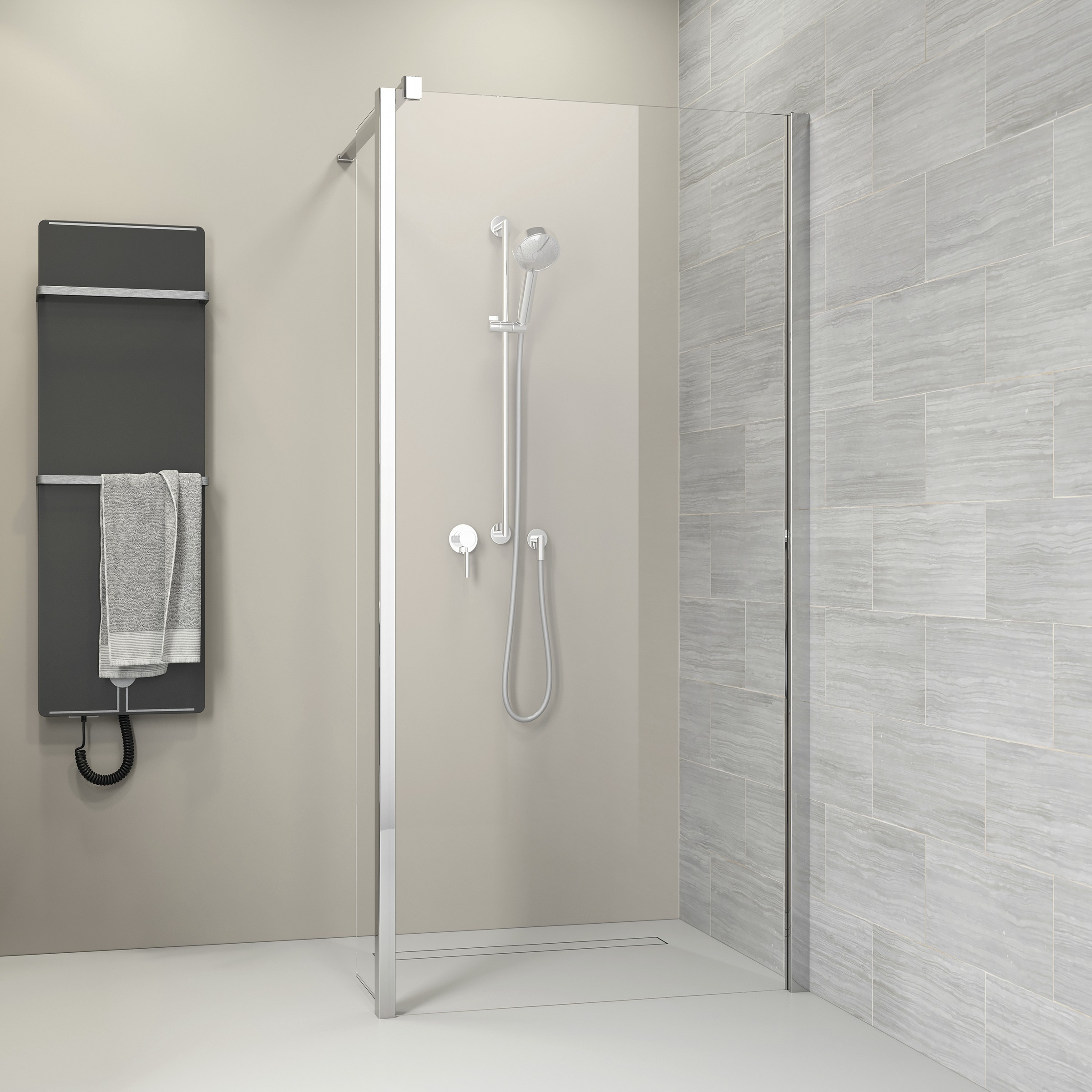 Sealskin Get Wet Inloopdouche Code A1 R 120X197 sealskin kopen in de aanbieding