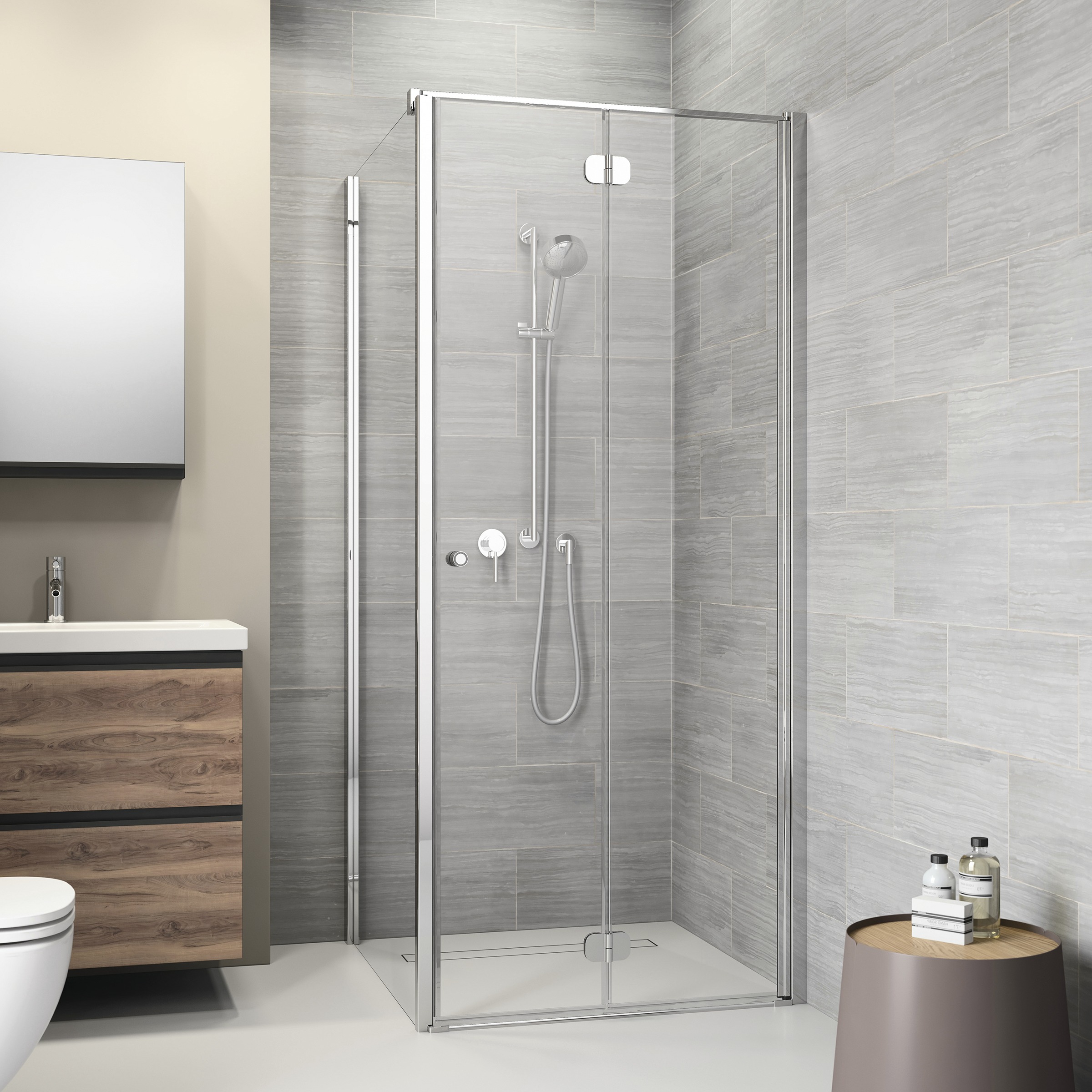 Sealskin Get Wet Vouwdeur Code R 80X197 sealskin kopen in de aanbieding