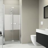 Sealskin Vouwdeur voor Nis Code L 80x197 cm met Gesatineerde Band