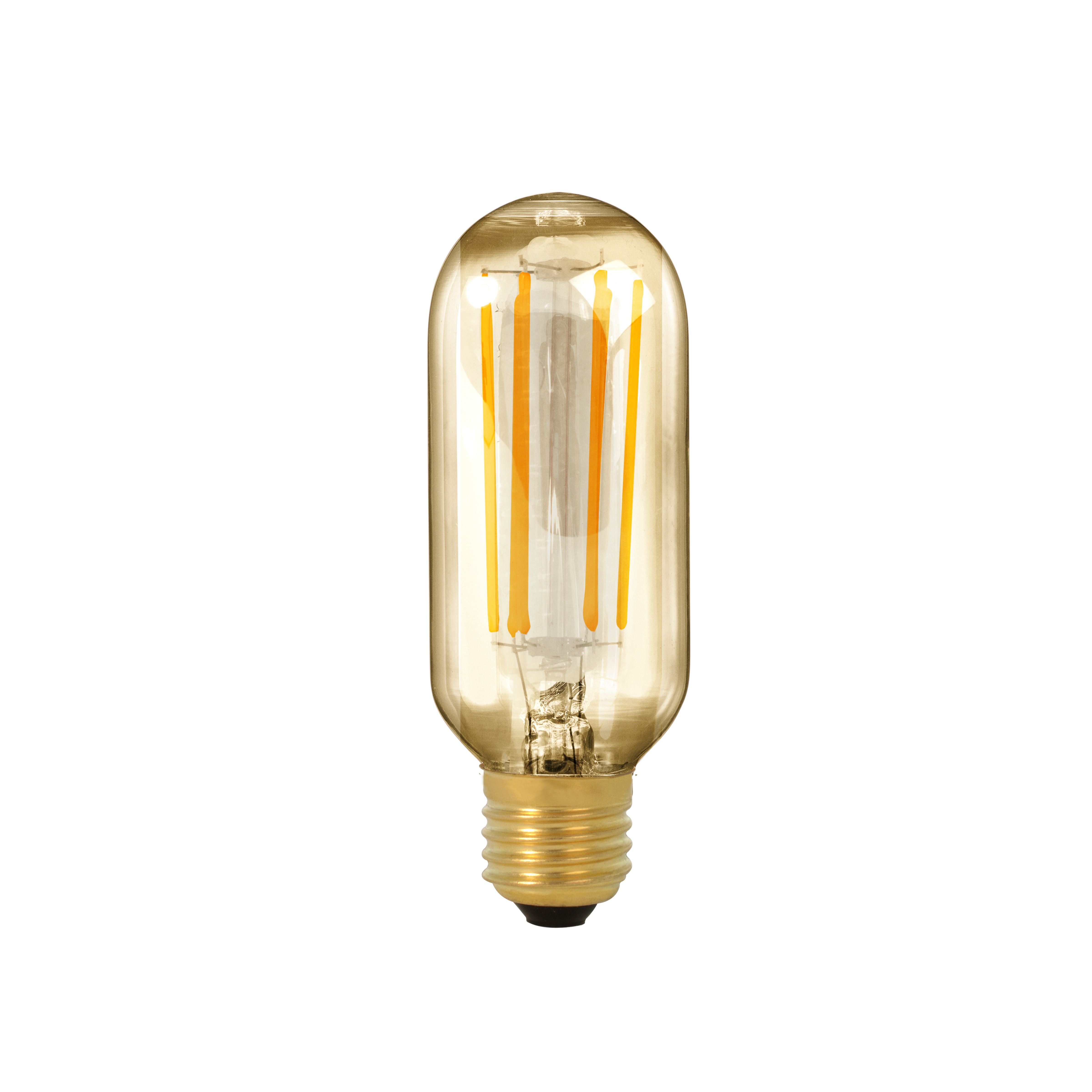 Calex Led Volglas Filament Buismodel Lamp 4W 320Lm E27 Goud Dimbaar calex kopen in de aanbieding